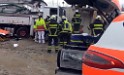 LKW in Rohbau Haus gefahren Huerth Argeles Sur Merstr TK P13